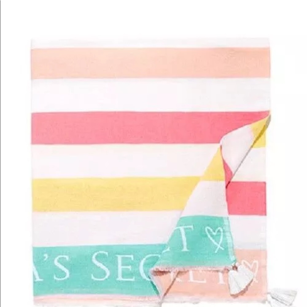 Victoria Secret Striped Beach Blanket